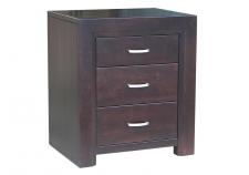 Contempo 3 Drawer Nightstand