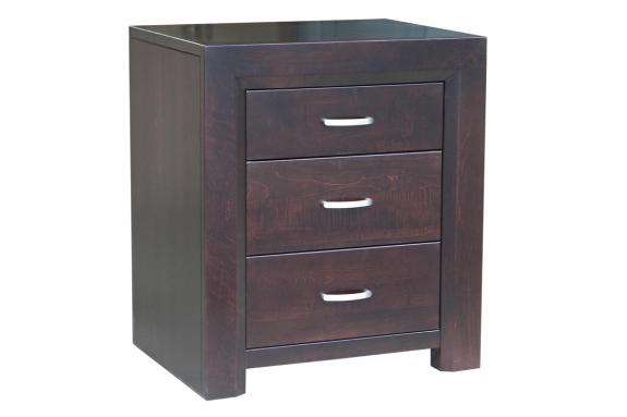 Photo of Contempo 3 Drawer Nightstand