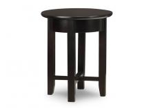 Demilune Round Chair Side Table