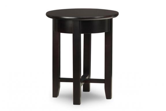 Photo of Demilune Round Chair Side Table