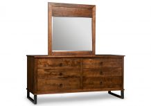 Cumberland 6 Drawer Long Dresser & Mirror