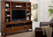 Cumberland 83’’ HDTV Cabinet with Hutch