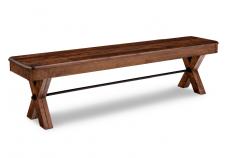 Saratoga 72” Bench with Wood Seat