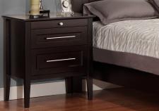 Stockholm Night Stand With Pullout Shelf