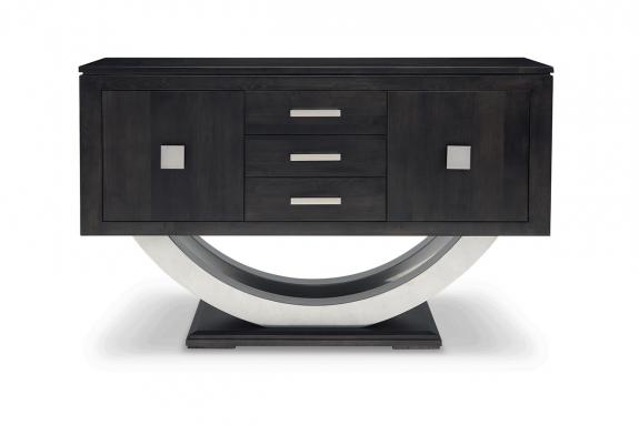 Photo of Contempo Metal Curve Sideboard