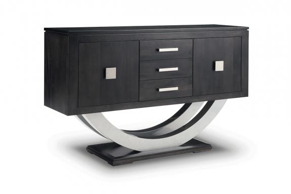 Photo of Contempo Metal Curve Sideboard
