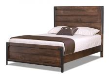 Portland Queen Wood Panel Bed