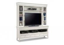 Monticello 74” HDTV Cabinet with Hutch