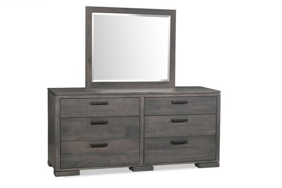 Photo of Kenova 6 Drawer Long Dresser & Mirror