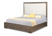 Kenova King Bed with Fabric Headboard