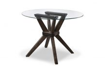 Photo of Tribeca Round GLASS Top Dining Table