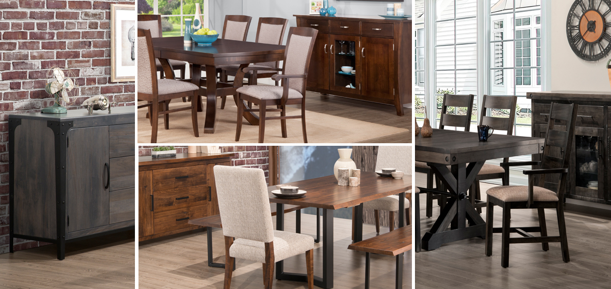 Solid Wood Dining Room Furniture, Solid Wood Dining Chairs Canada